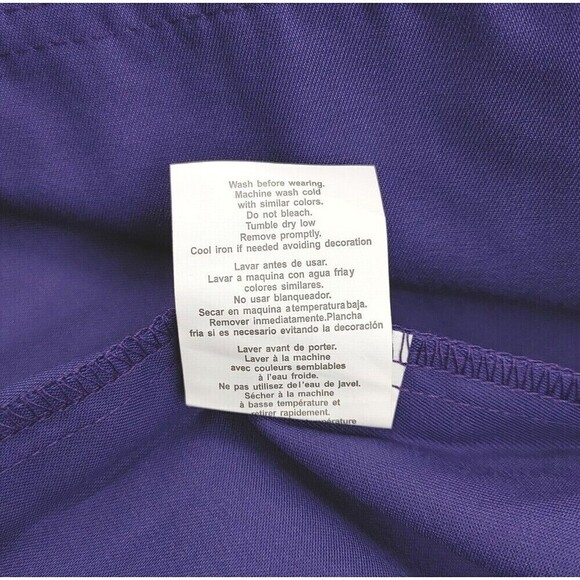 Cherokee Scrub Jacket Women Small Grape Revolution Snap Front Nurse CNA Medical - Picture 9 of 12